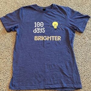 100th Day of School Shirt Size Small in Like New Condition